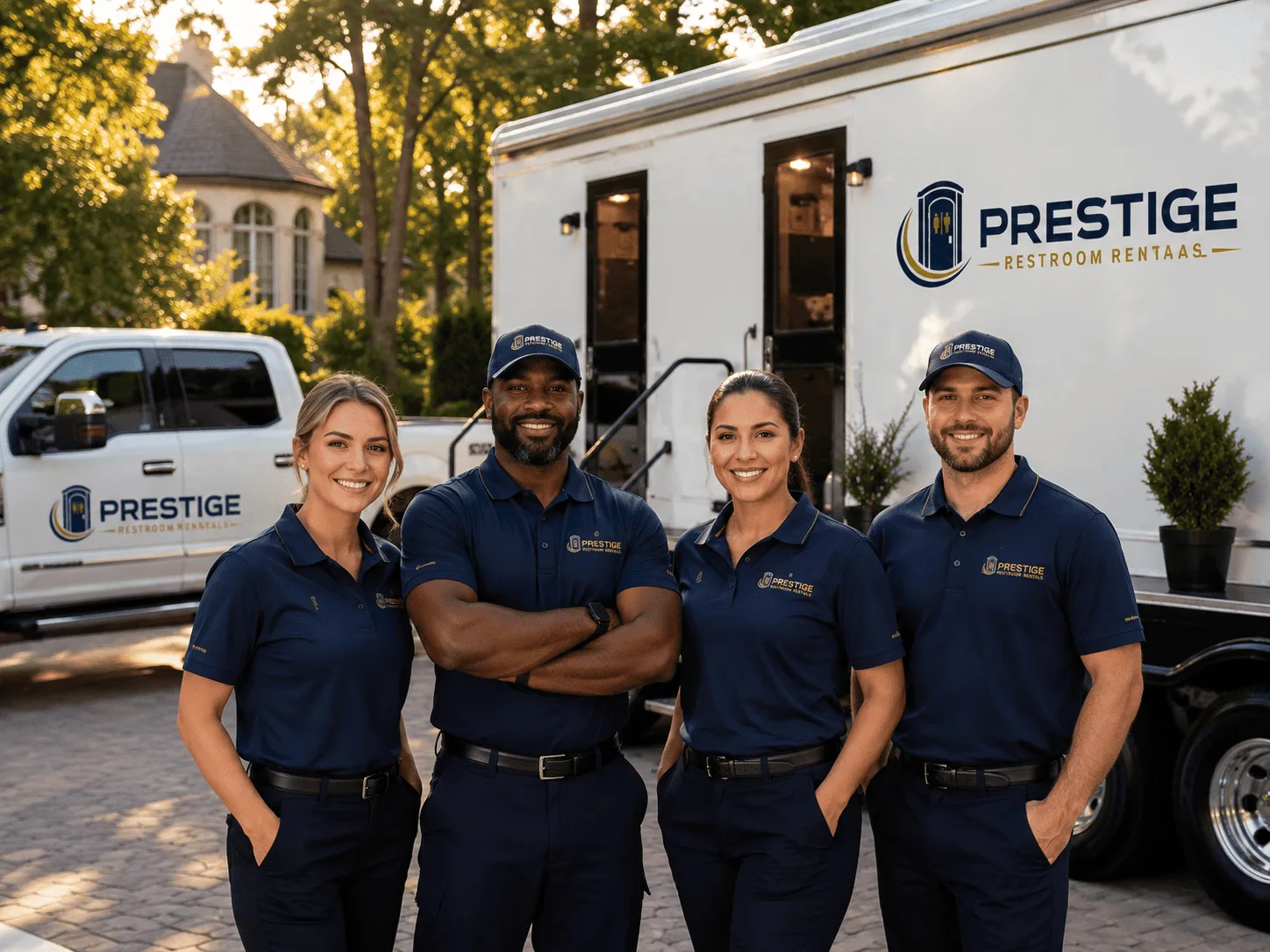 Trusted Luxury Portable Restrooms company in Curtiss, WI